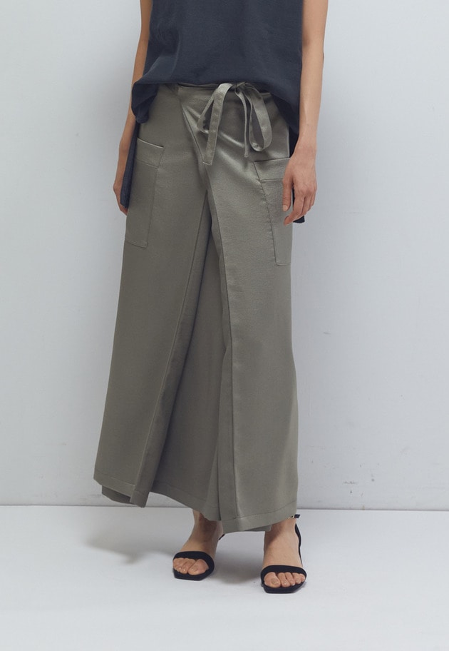 ＜COGTHEBIGSMOKE (コグ ザ ビッグ スモーク)＞“MINA”ダブルラップスカート 詳細画像 Other 1