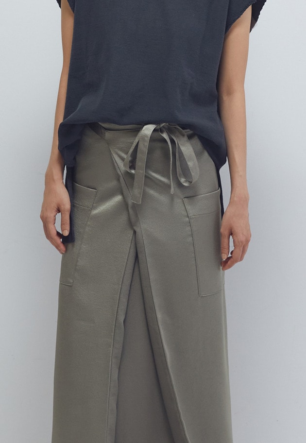 ＜COGTHEBIGSMOKE (コグ ザ ビッグ スモーク)＞“MINA”ダブルラップスカート 詳細画像 Other 2