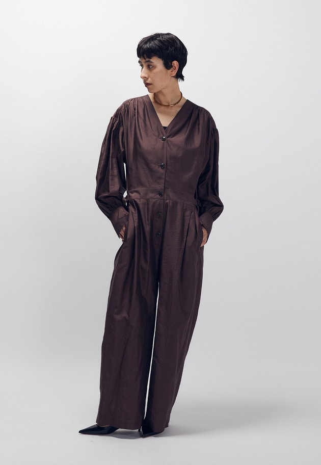シルクコンビネゾン 詳細画像 Brown 1