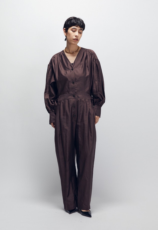 シルクコンビネゾン 詳細画像 Brown 2