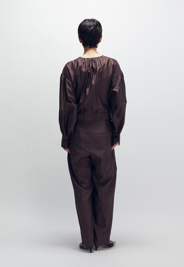 シルクコンビネゾン 詳細画像 Brown 3