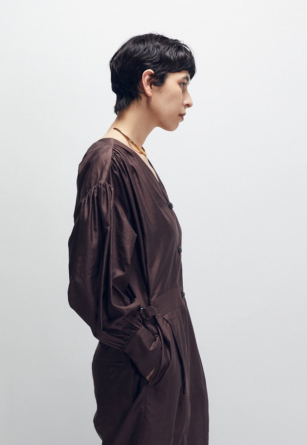 シルクコンビネゾン 詳細画像 Brown 6