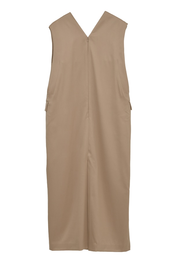 ウールサテンワンピース 詳細画像 Beige 12