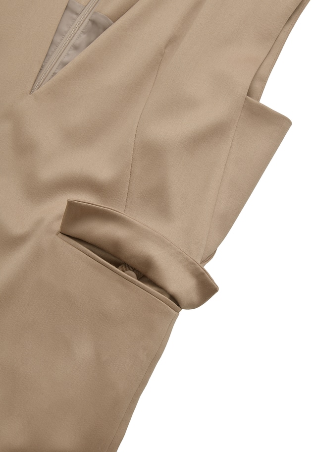 ウールサテンワンピース 詳細画像 Beige 14