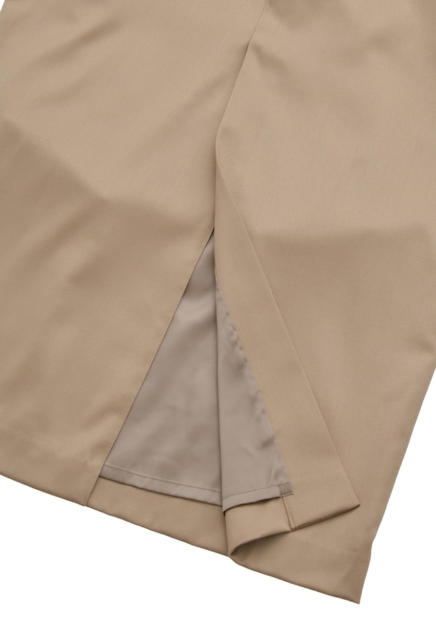 ウールサテンワンピース 詳細画像 Beige 16