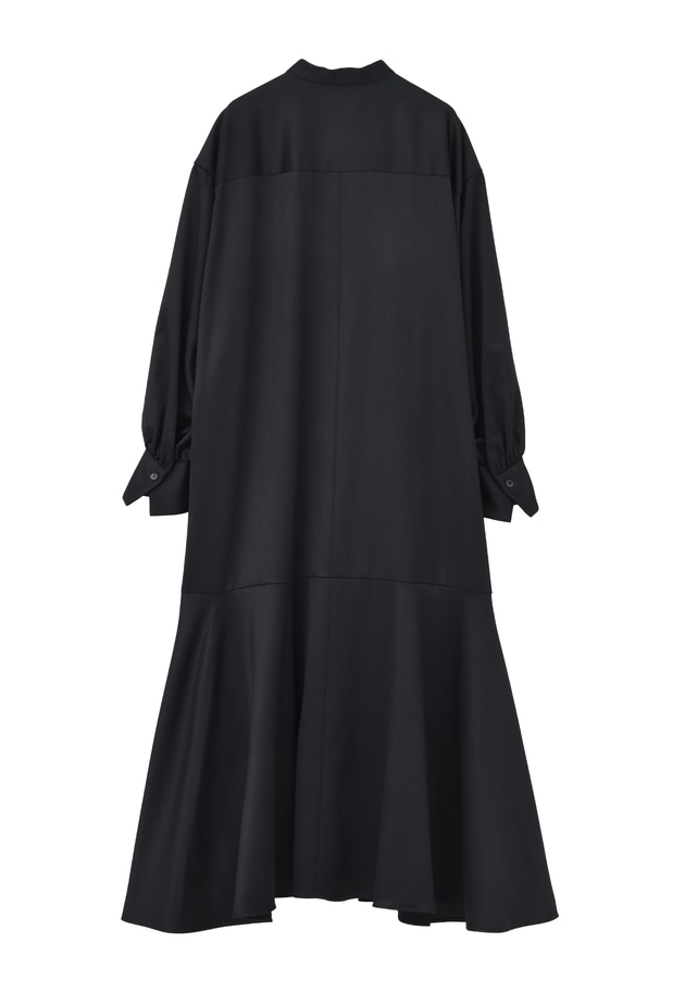 ウールサテンシャツワンピース 詳細画像 Navy 12