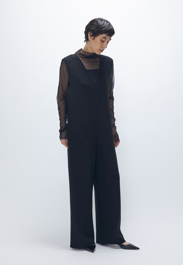 ジャージーボンディングコンビネゾン 詳細画像 Black 2