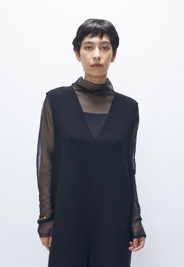 ジャージーボンディングコンビネゾン 詳細画像 Black 6