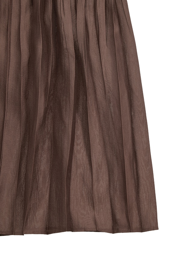 ティアード手絞りプリーツワンピース 詳細画像 WEB限定Brown 15