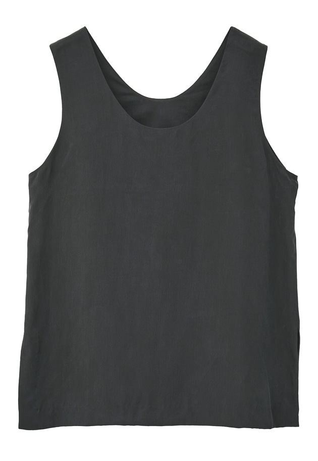 【新色追加2】キュプラフィブリルタンクトップ 詳細画像 Black 11