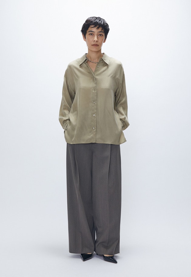 【alors Paris】長袖シャツ Geraldine alors Paris】長袖シャツ Geraldine Gēraldine（ジェラルディン