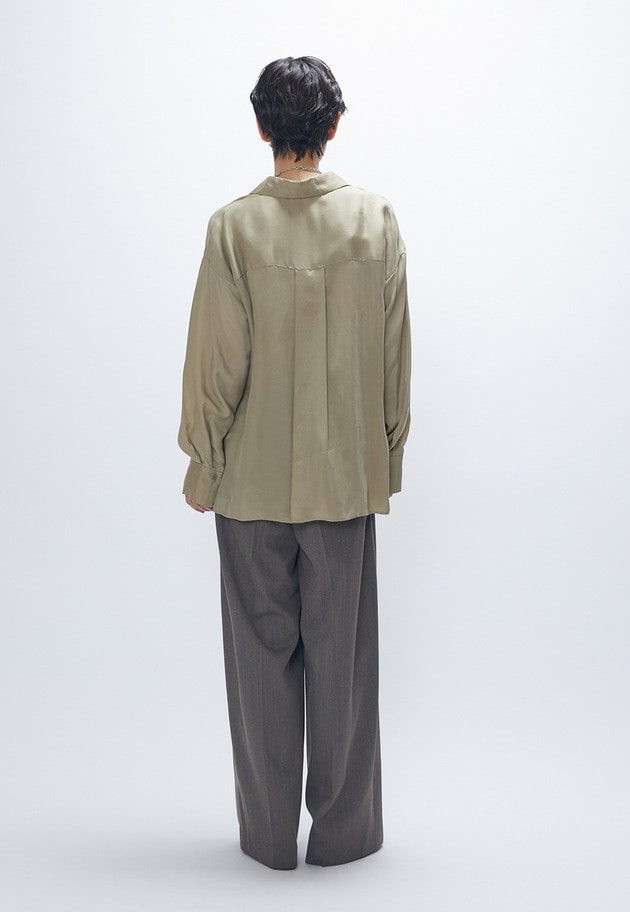 【新色追加2】キュプラフィブリルシャツ 詳細画像 Beige 5