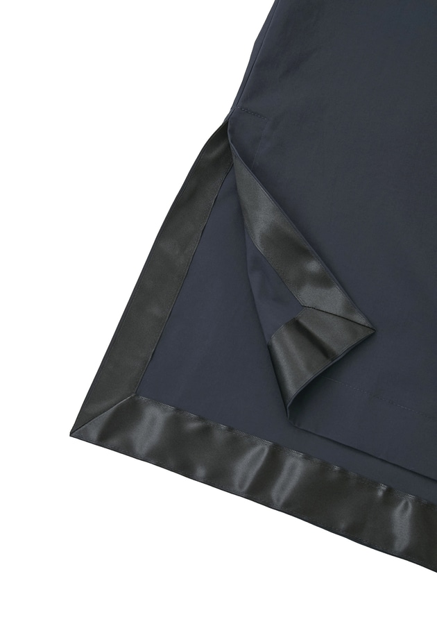 コットンポリエステルライトタフタブラウス 詳細画像 Navy 15