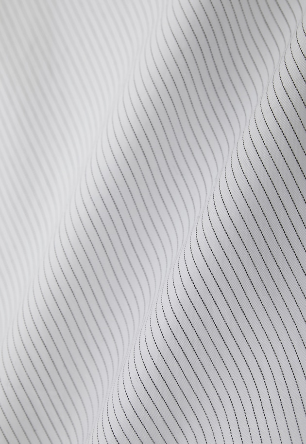 コットンポプリンバンドカラーシャツ 詳細画像 Stripe 18