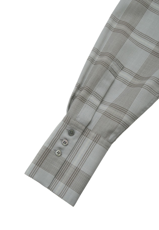 TWチェックスカーフシャツ 詳細画像 Green 10