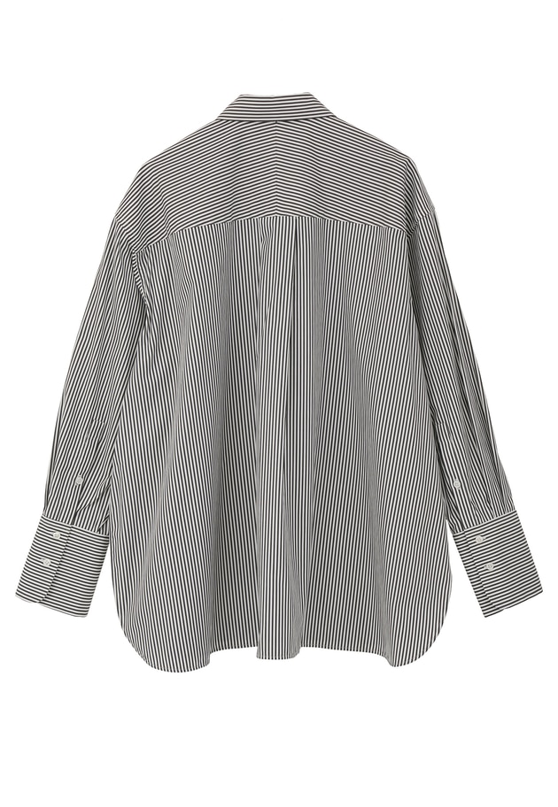 ベロアリボンレギュラーカラーシャツ 詳細画像 Stripe 12