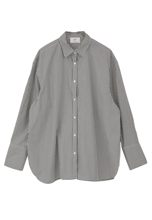 ベロアリボンレギュラーカラーシャツ 詳細画像 Stripe 17