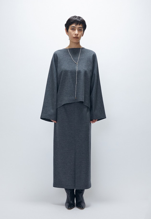 ウールスムースドルマントップス 詳細画像 Gray 2