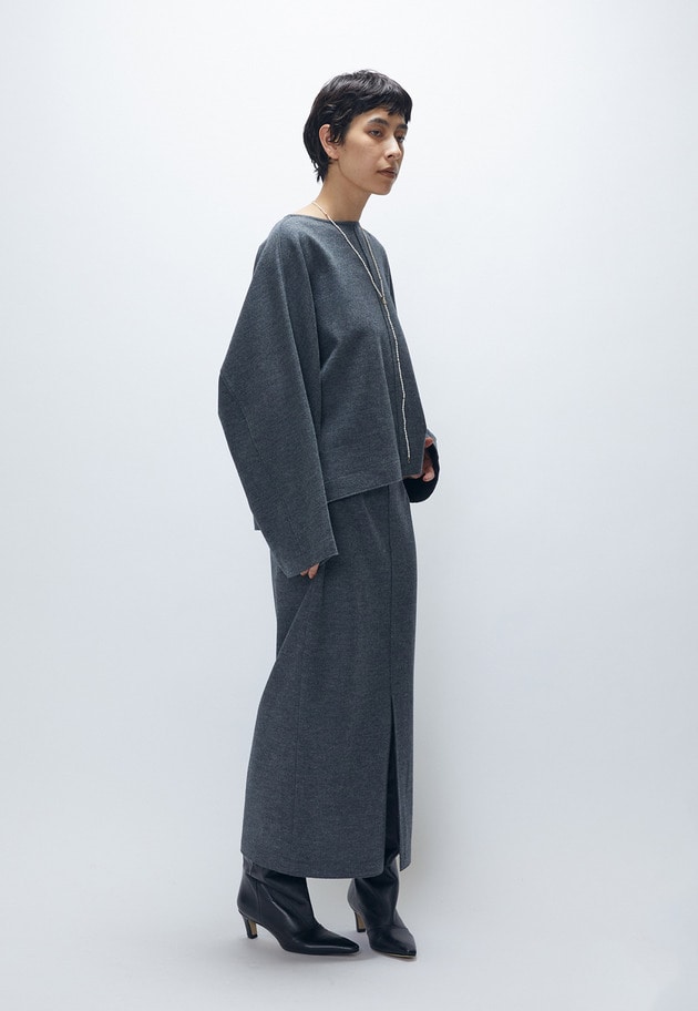 ウールスムースドルマントップス 詳細画像 Gray 3