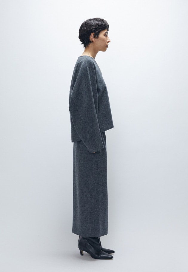 ウールスムースドルマントップス 詳細画像 Gray 4