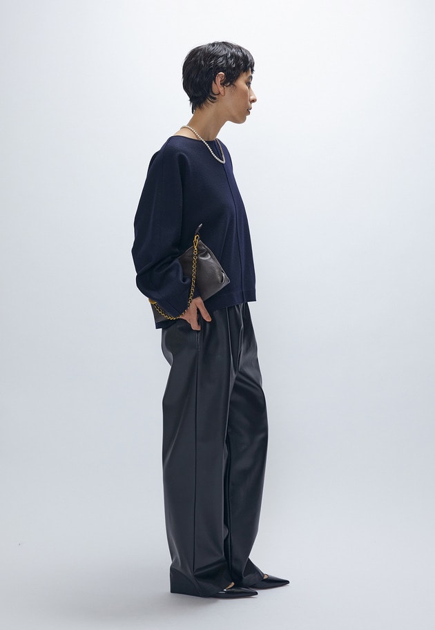 ウールスムースドルマントップス 詳細画像 Navy 4