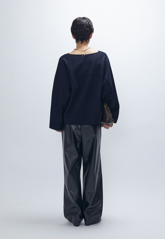 ウールスムースドルマントップス 詳細画像 Navy 5