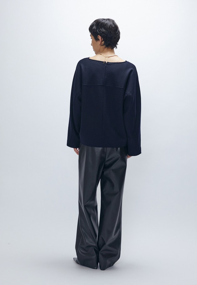 ウールスムースドルマントップス 詳細画像 Navy 6