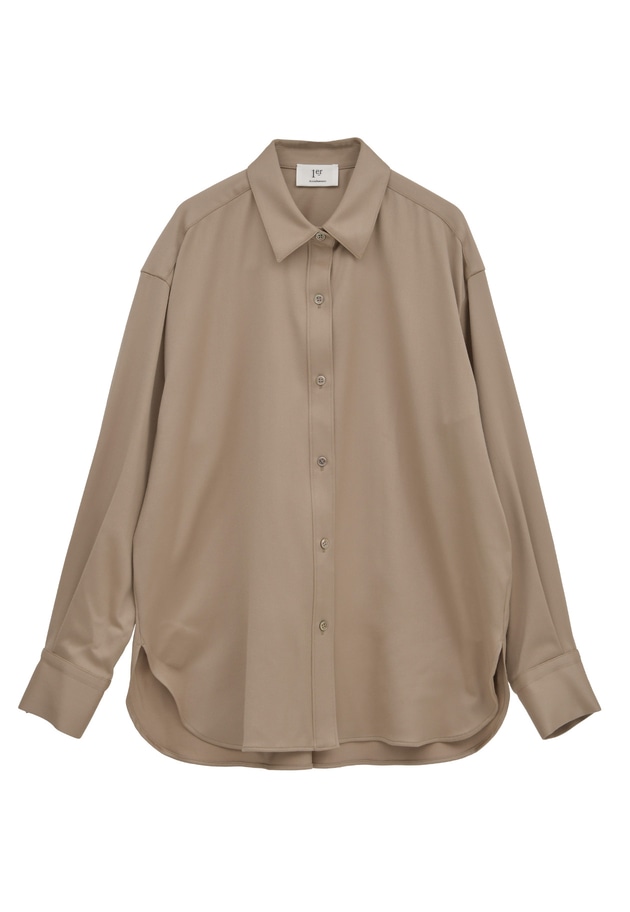 ウールサテンシャツ 詳細画像 Beige 11