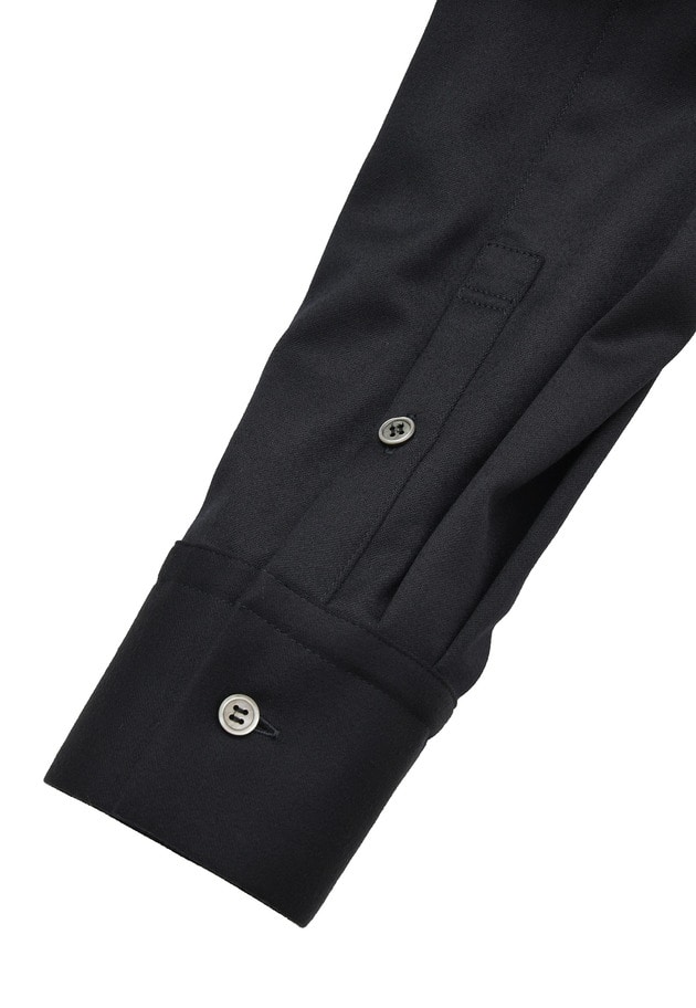 ウールサテンシャツ 詳細画像 Navy 11