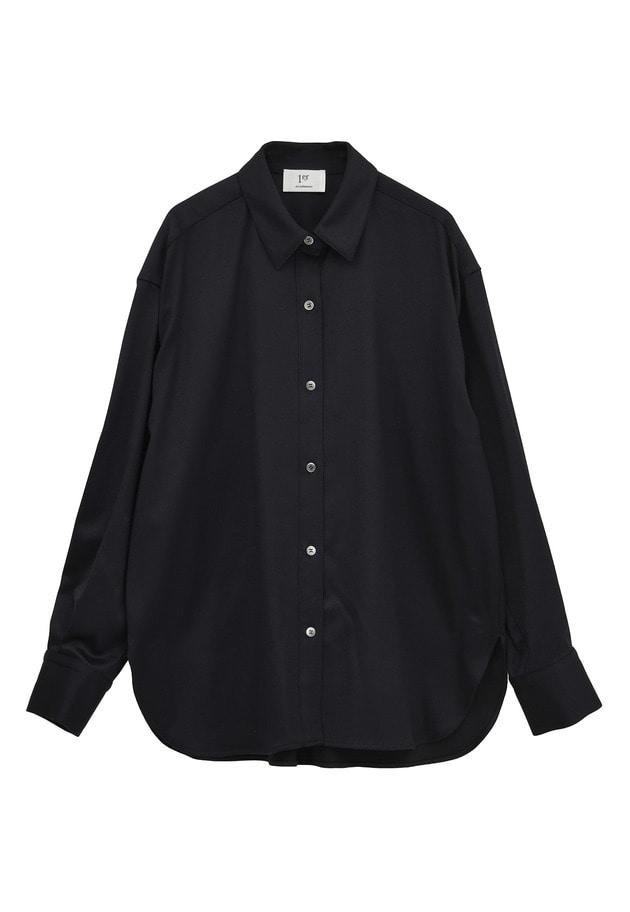 ウールサテンシャツ 詳細画像 Navy 7