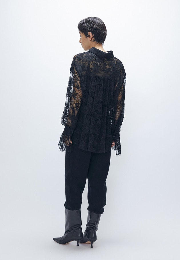 レースブラウス 詳細画像 Black 4