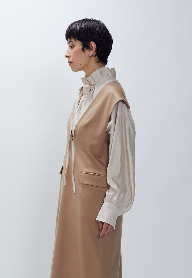 ニュアンスブラウス 詳細画像 Beige 2