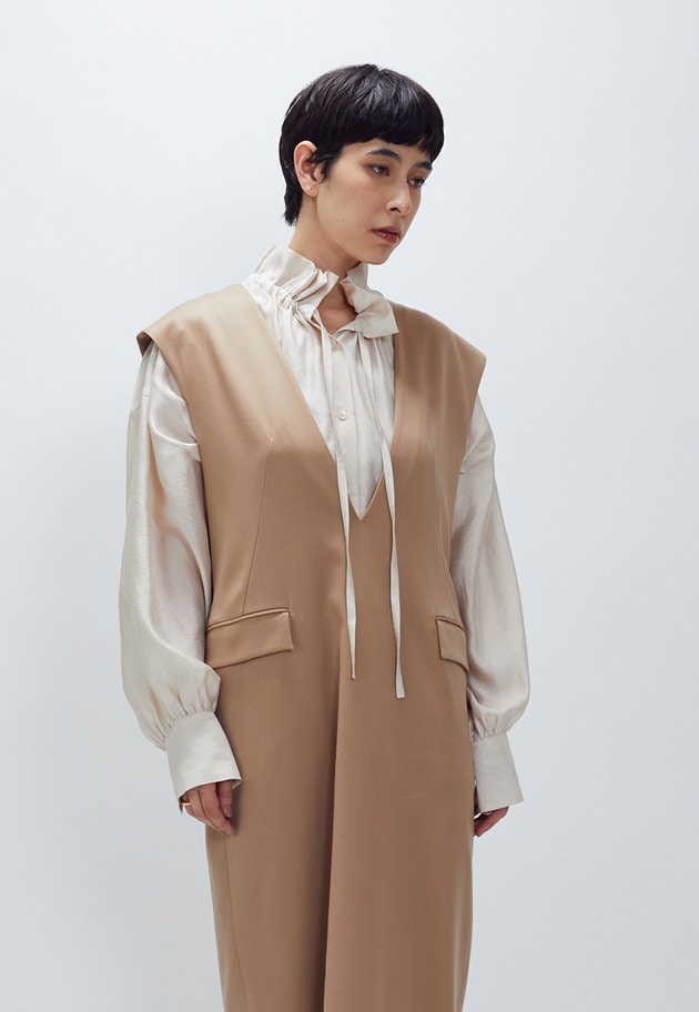 ニュアンスブラウス 詳細画像 Beige 3