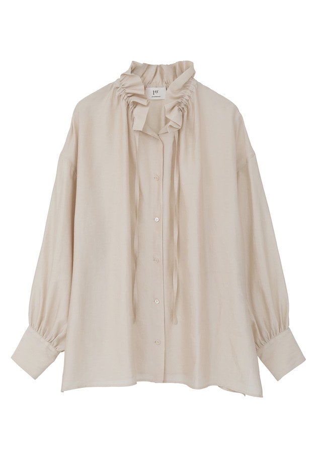 ニュアンスブラウス 詳細画像 Beige 7