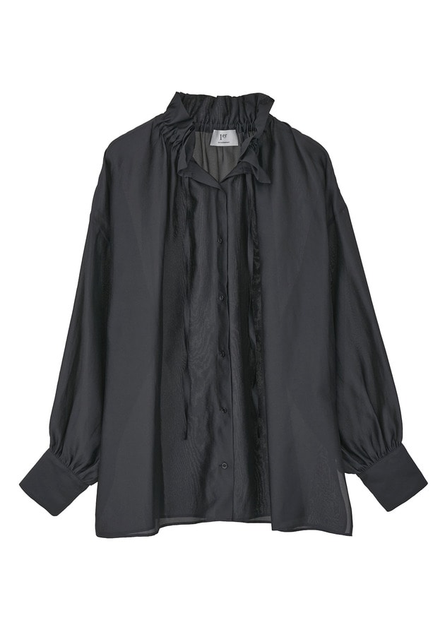 ニュアンスブラウス 詳細画像 Black 11