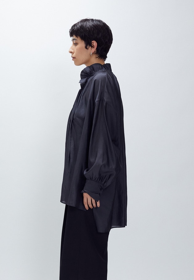 ニュアンスブラウス 詳細画像 Black 4