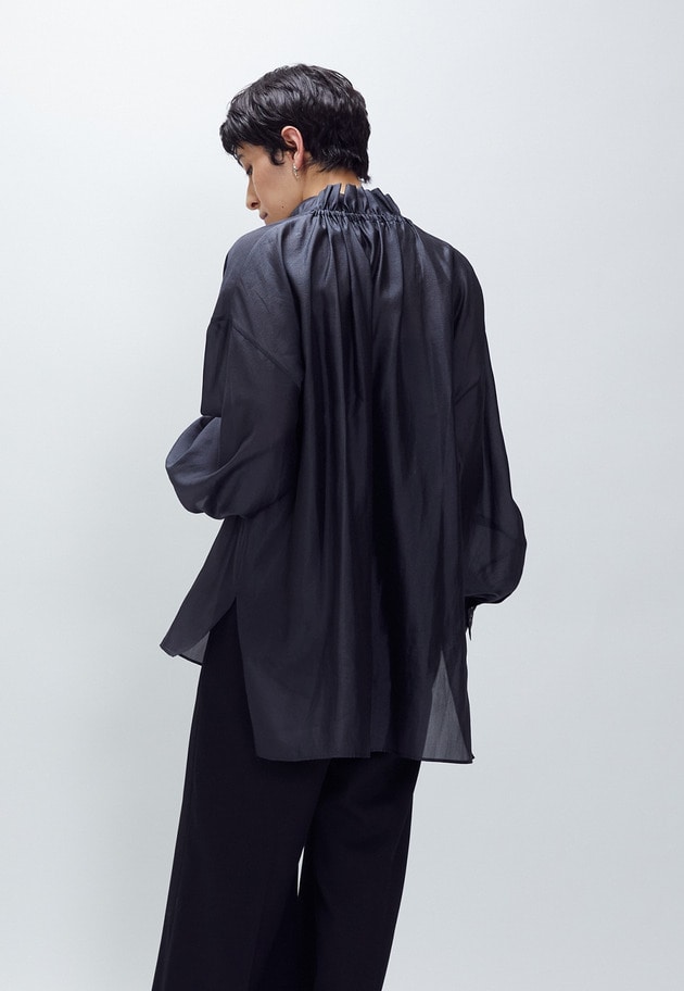 ニュアンスブラウス 詳細画像 Black 5