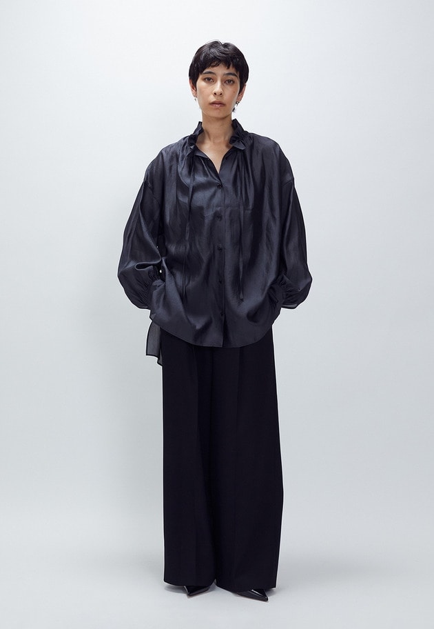 ニュアンスブラウス 詳細画像 Black 6