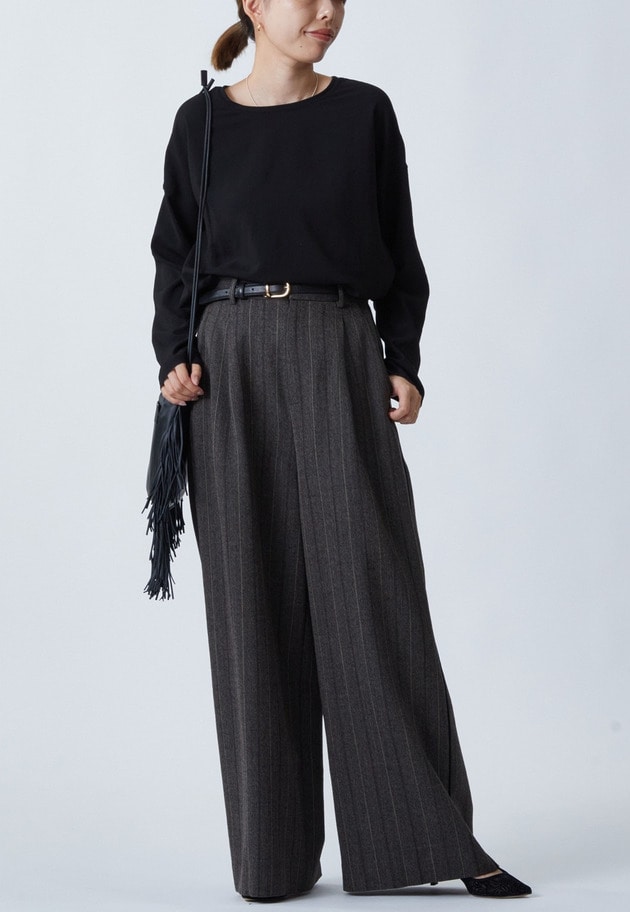 【追加】ジョーゼットプルオーバー 詳細画像 Black 10