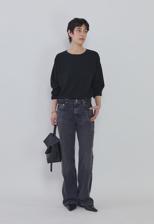 【追加】ジョーゼットプルオーバー 詳細画像 Black 3