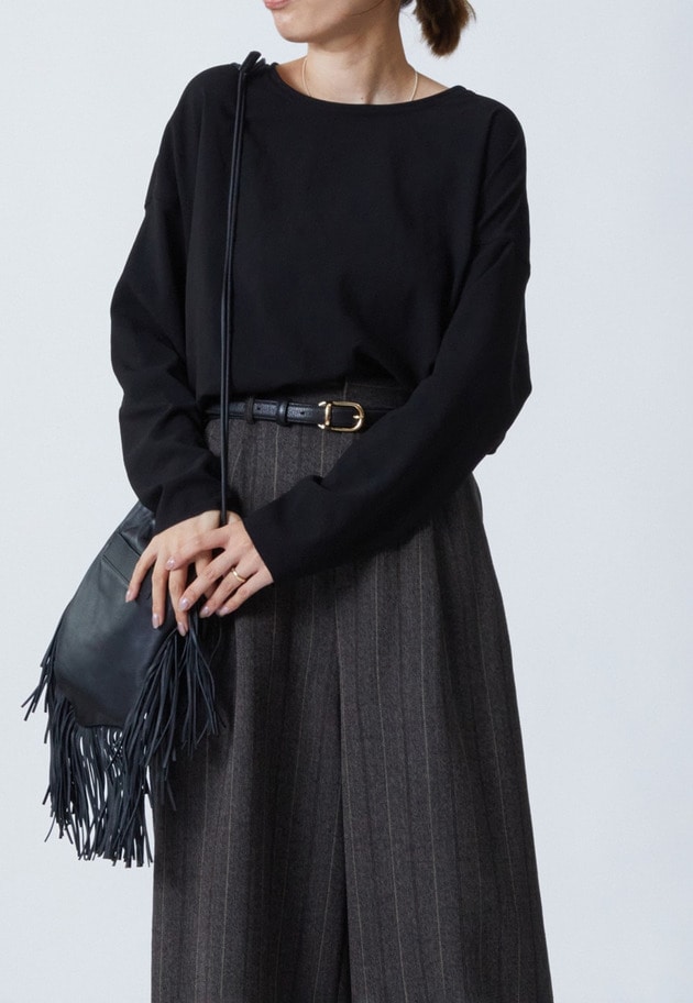 【追加】ジョーゼットプルオーバー 詳細画像 Black 9