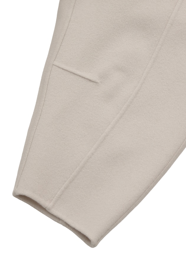 ダブルビーバーコクーンショートコート 詳細画像 Offwhite 16