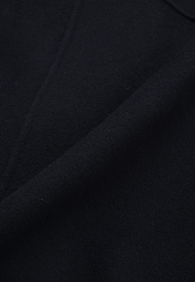 ダブルビーバーコクーンショートコート 詳細画像 Navy 12