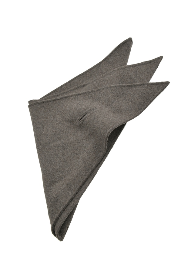 TOPダブルビーバーステンカラーコート（スカーフ付） 詳細画像 Brown 18