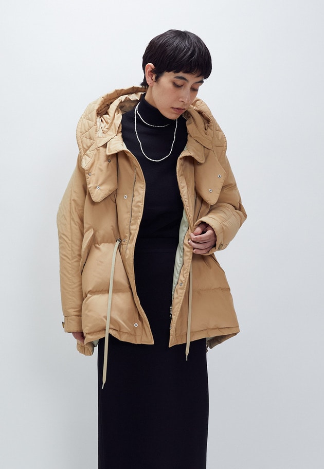 ＜VACHEMENT×1er Arrondissement＞ハイカウントタフタダウン 詳細画像 Beige 2