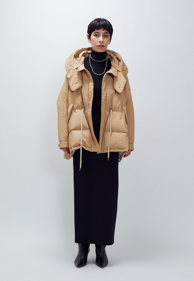 ＜VACHEMENT×1er Arrondissement＞ハイカウントタフタダウン 詳細画像 Beige 4