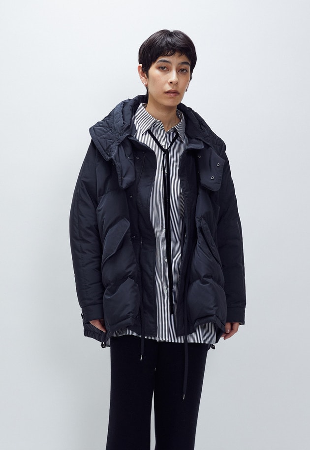 ＜VACHEMENT×1er Arrondissement＞ハイカウントタフタダウン 詳細画像 Navy 1