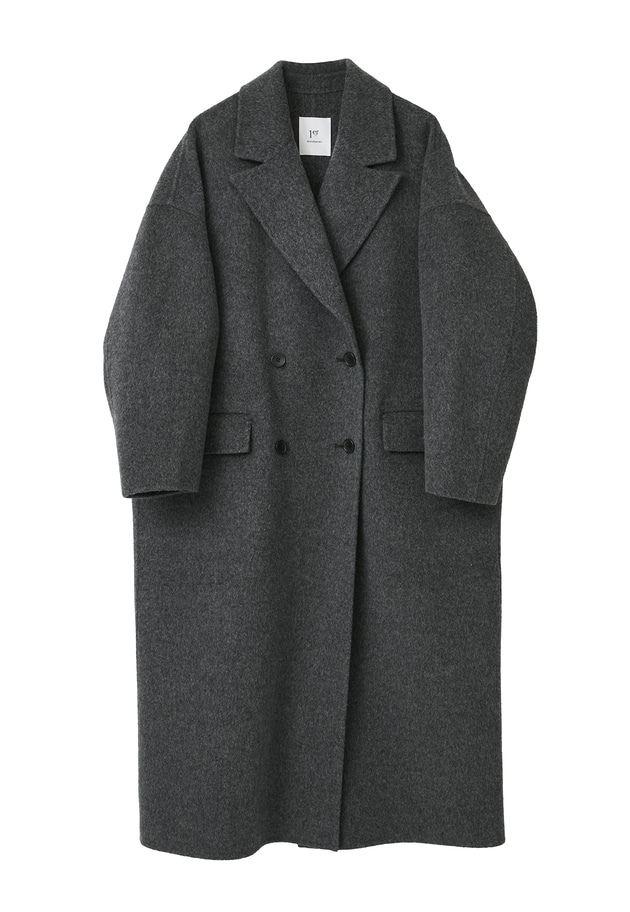 【WEB・一部店舗限定】TOPダブルビーバーチェスターコート 詳細画像 Charcoal 11