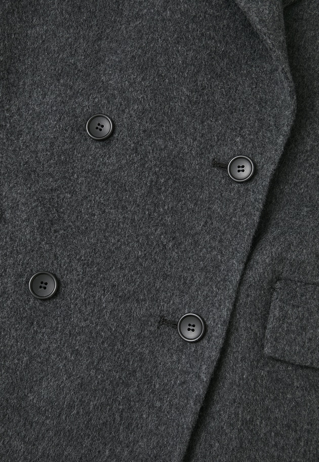 【WEB・一部店舗限定】TOPダブルビーバーチェスターコート 詳細画像 Charcoal 18