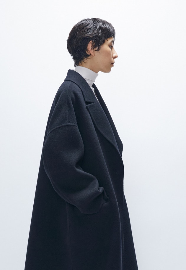 美品✨️プルミエアロンディスモン　ダブルビーバー　チェスターリバーコート　36 新品タグ付✨️プルミエアロンディスモン ダブルビーバー